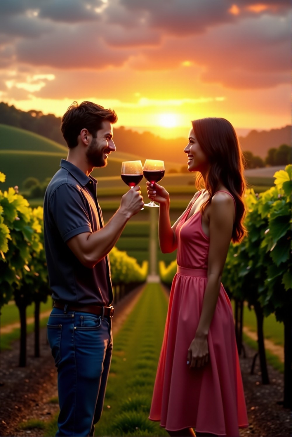 Wine tasting tour in picturesque vineyards.