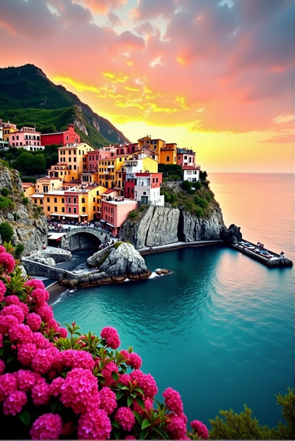 Stunning coastal views of the Amalfi Coast.