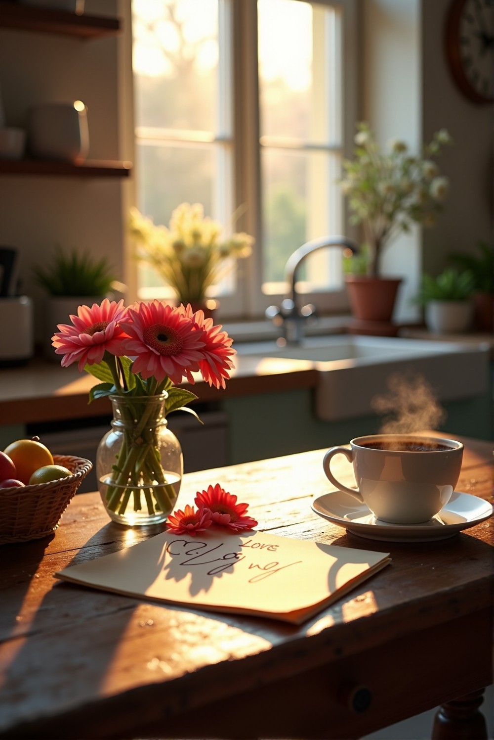 Heartfelt reminders scattered throughout a cozy home.