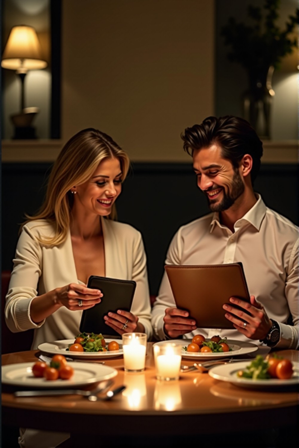Discussion of payment options: offer to pay or split costs.